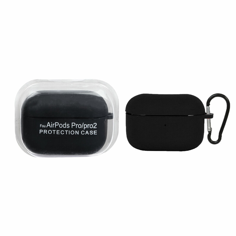 کاور ایرپاد سیلیکونی اورجینال Apple Airpods Pro 2 - مشکی کد 3