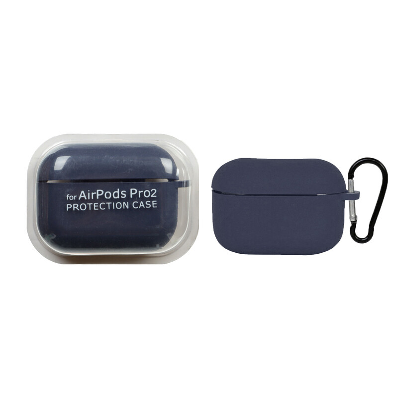کاور ایرپاد سیلیکونی اورجینال Apple Airpods Pro 2 - سرمه ای کد 4