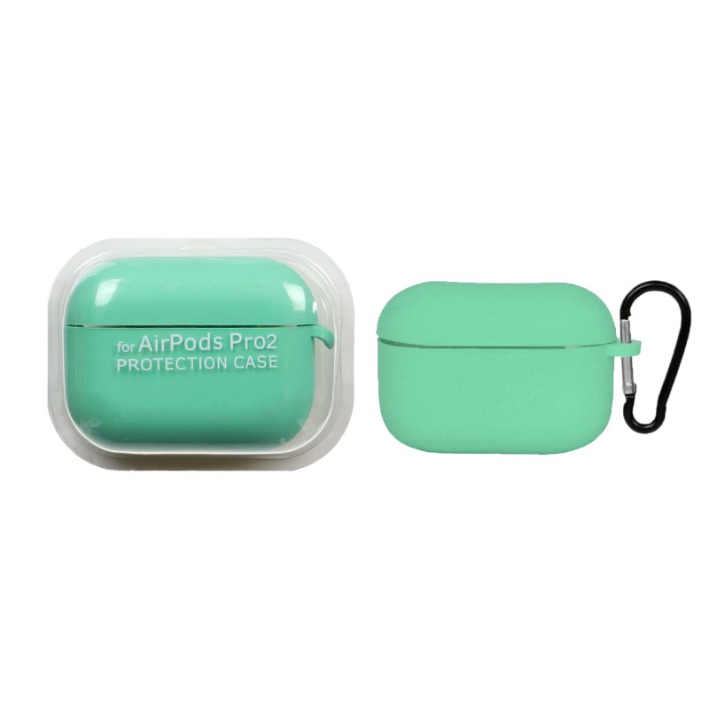 کاور ایرپاد سیلیکونی اورجینال Apple Airpods Pro 2 - سبزآبی کد 4