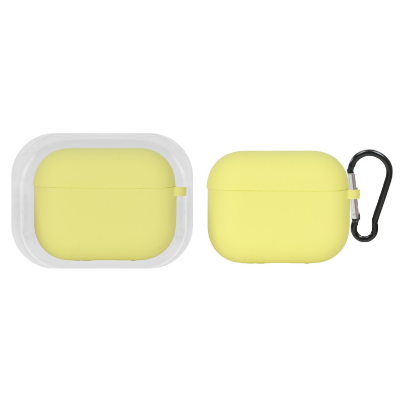 کاور ایرپاد سیلیکونی اورجینال Apple Airpods Pro 3 - زرد (پک دار)