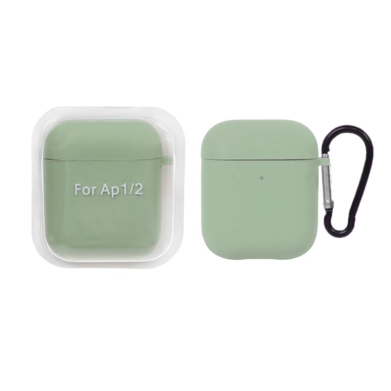 کاور ایرپاد سیلیکونی اورجینال Apple Airpods 1 / 2 - سبز روشن