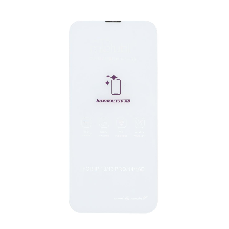 محافظ صفحه نمایش شیشه ای Mietubl 3D Large Arc مدل Apple iPhone 13 / iPhone 13 Pro / iPhone 14 / 16e بدون حاشیه - NTC
