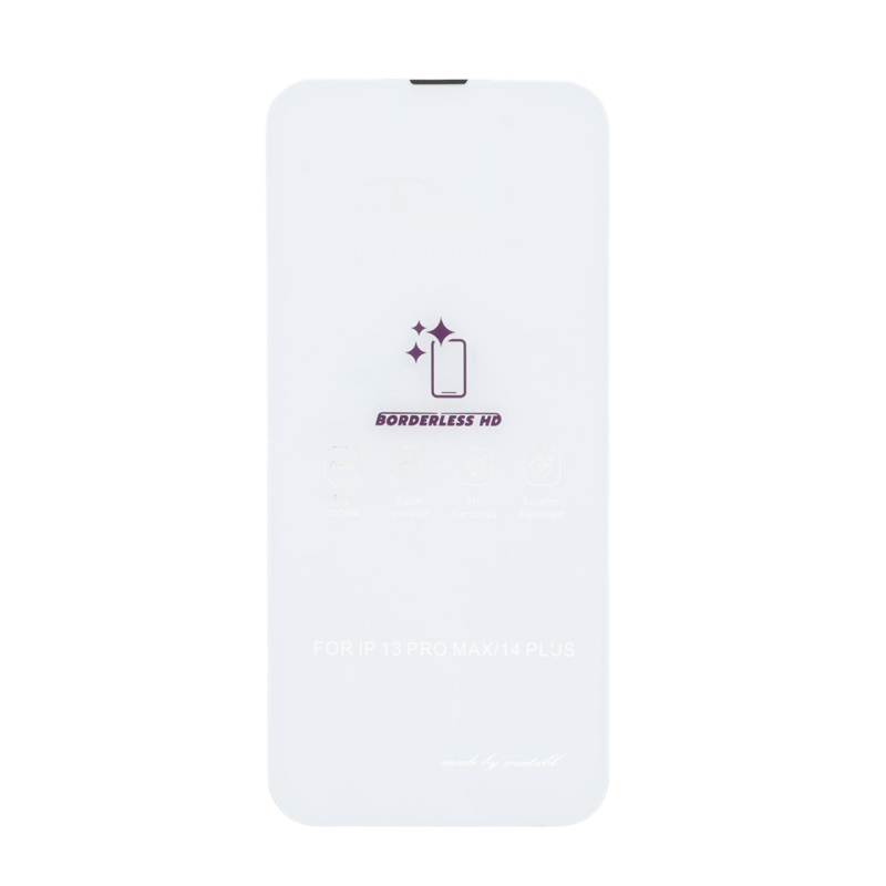محافظ صفحه نمایش شیشه ای Mietubl 3D Large Arc مدل Apple iPhone 13 Pro Max / iPhone 14 Plus بدون حاشیه - NTC