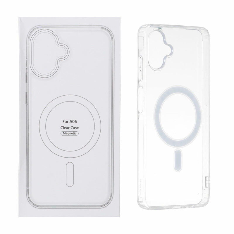 قاب شفاف Samsung Galaxy A06 با قابلیت شارژ NTC - MagSafe (پک دار)
