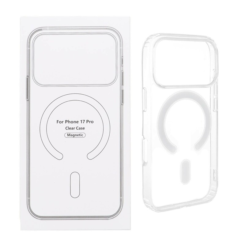 قاب شفاف Apple iPhone 17 Pro با قابلیت شارژ NTC - MagSafe (پک دار)