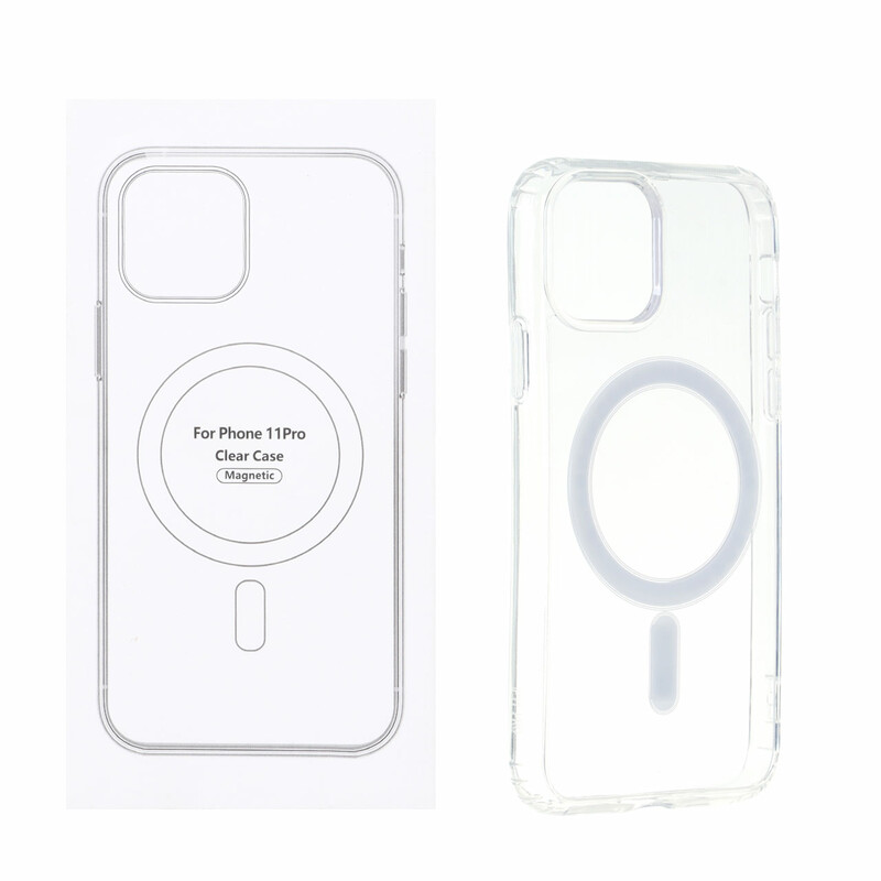 قاب شفاف Apple iPhone 11 Pro با قابلیت شارژ NTC - MagSafe (پک دار)