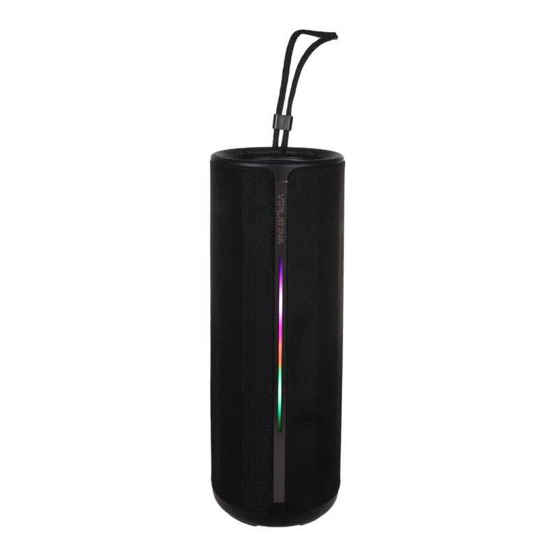 اسپیکر بی سیم بلوتوثی 20 وات VIPLATINA مدل VSW06 RGB با درگاه رم و USB - رنگ مشکی (گارانتی 18 ماه تعویض نیکان همراه)