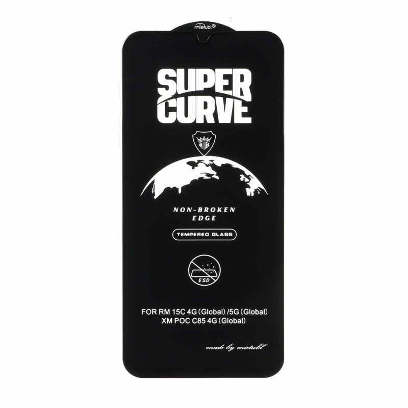 محافظ صفحه نمایش شیشه ای Full Cover ESD SUPER CURVE Mietubl مدل NTC - Xiaomi Redmi 15C / Poco C85