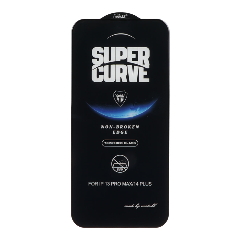 محافظ صفحه نمایش شیشه ای Full Cover ESD SUPER CURVE Mietubl مدل NTC - Apple iPhone 13 Pro Max / iPhone 14 Plus