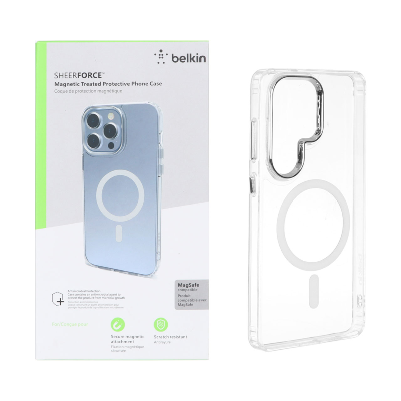 قاب belkin شفاف Magsafe مدل Samsung Galaxy S26 Ultra (پک دار)