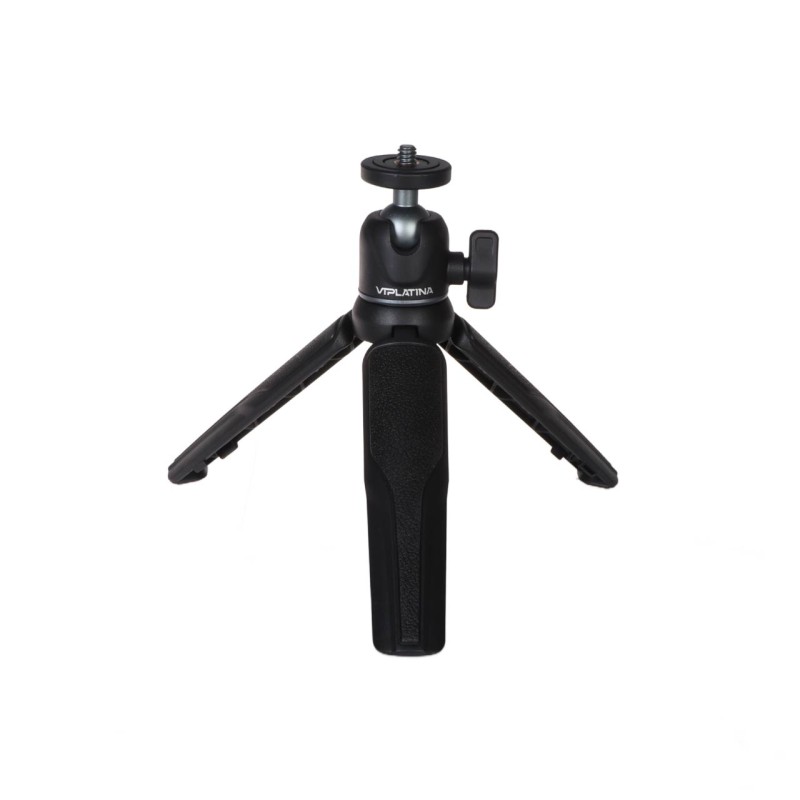 سه پایه نگه دارنده گوشی موبایل و دوربین VIPLATINA مدل VH55 - مشکی (گارانتی 18 ماه تعویض نیکان همراه)