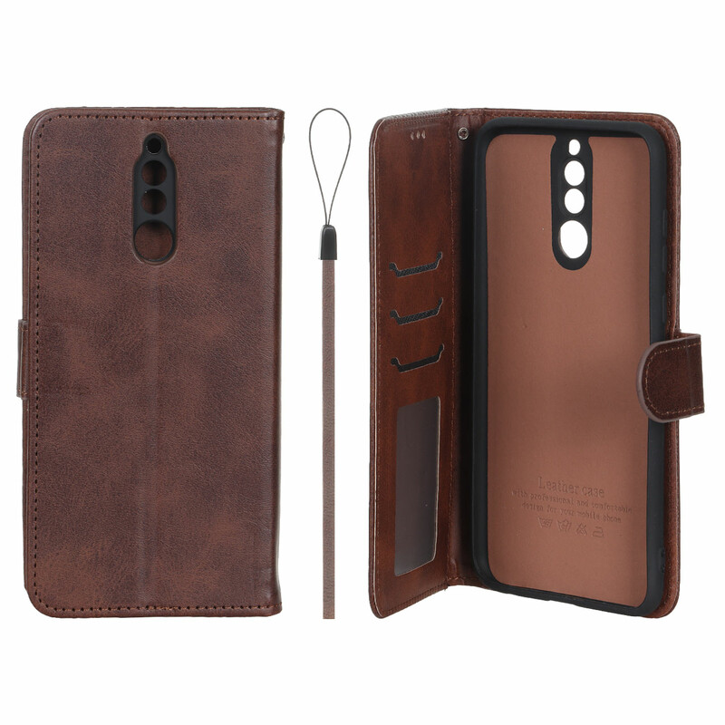 کیف موبایل مگنتی درجه یک داخل خز MNC Plus مدل Huawei Mate 10 Lite - قهوه ای