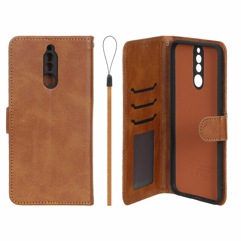 کیف موبایل مگنتی درجه یک داخل خز MNC Plus مدل Huawei Mate 10 Lite - عسلی