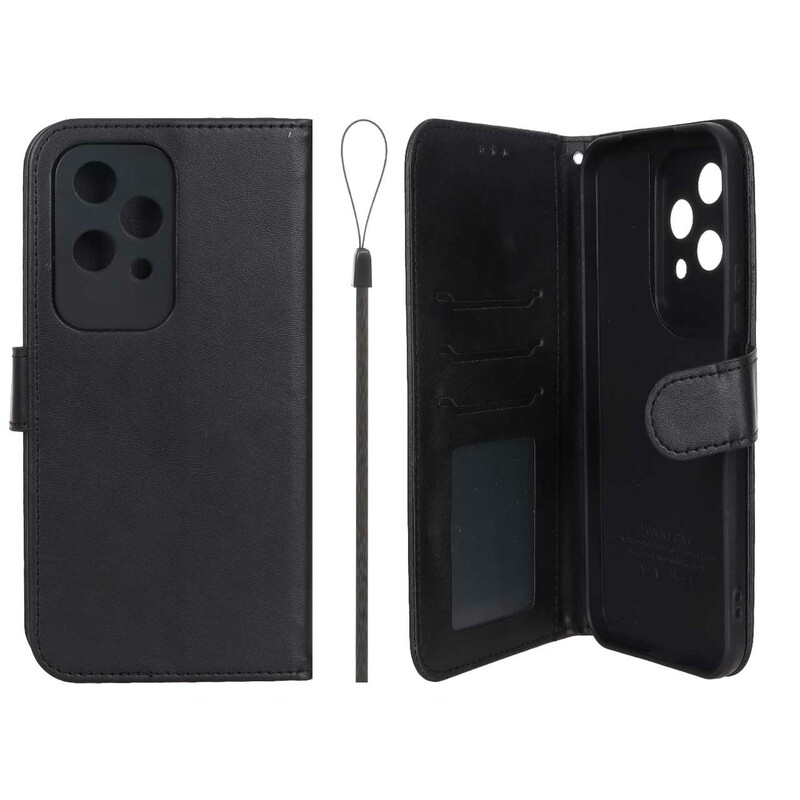 کیف موبایل مگنتی درجه یک داخل خز MNC Plus مدل Honor 200 Lite - مشکی