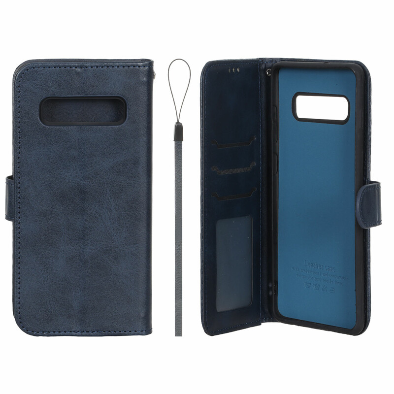 کیف موبایل مگنتی درجه یک داخل خز MNC Plus مدل Samsung Galaxy S10 Plus - سرمه ای