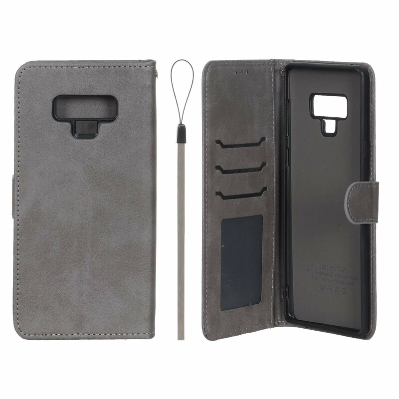 کیف موبایل مگنتی درجه یک داخل خز MNC Plus مدل Samsung Galaxy Note 9 - خاکستری
