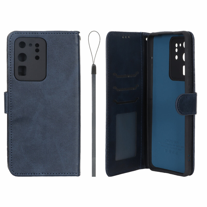کیف موبایل مگنتی درجه یک داخل خز MNC Plus مدل Samsung Galaxy S20 Ultra - سرمه ای