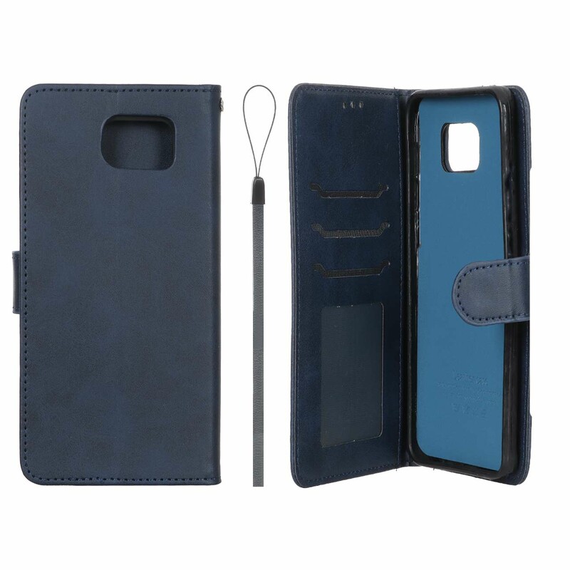 کیف موبایل مگنتی درجه یک داخل خز MNC Plus مدل Samsung Galaxy Note5 - سرمه ای