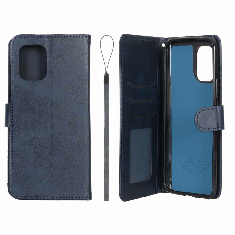 کیف موبایل مگنتی درجه یک داخل خز MNC Plus مدل Xiaomi Mi 10 Lite - سرمه ای