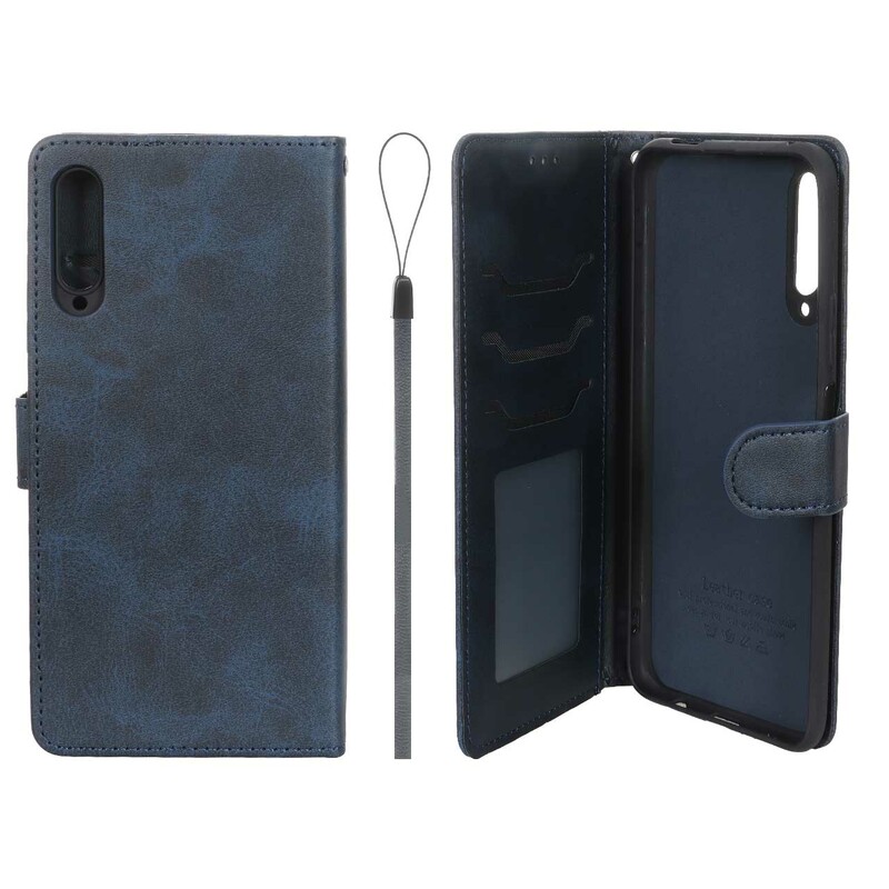 کیف موبایل مگنتی درجه یک داخل خز MNC Plus مدل Huawei Y9s / 9X Pro / Y9s New - سرمه ای