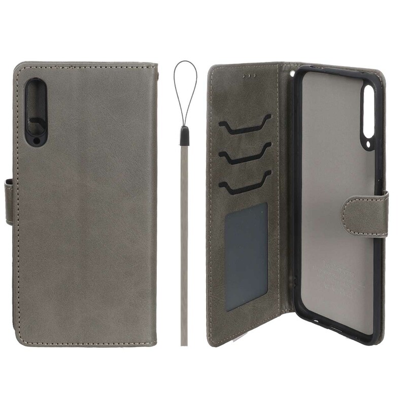 کیف موبایل مگنتی درجه یک داخل خز MNC Plus مدل Huawei Y9s / 9X Pro / Y9s New - خاکستری