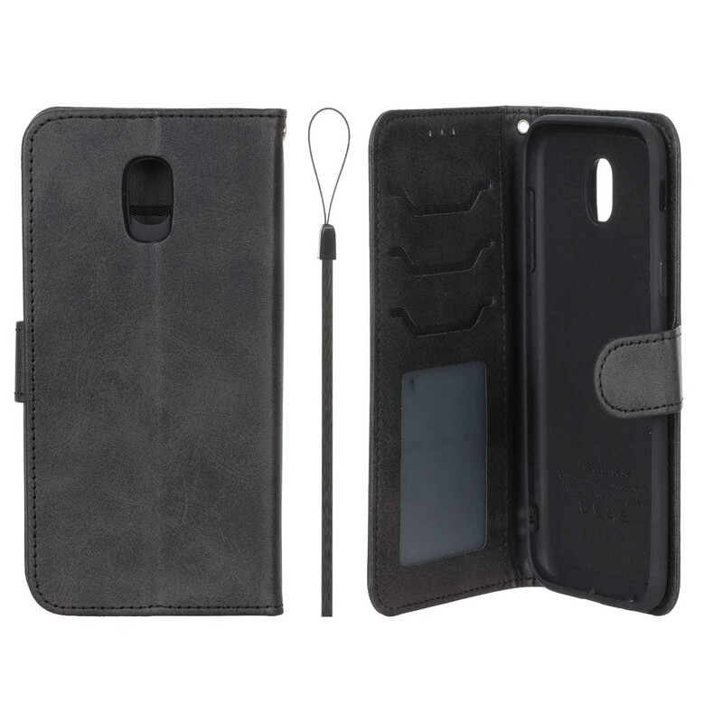 کیف موبایل مگنتی درجه یک داخل خز MNC Plus مدل Samsung Galaxy J5 Pro / J530 - مشکی