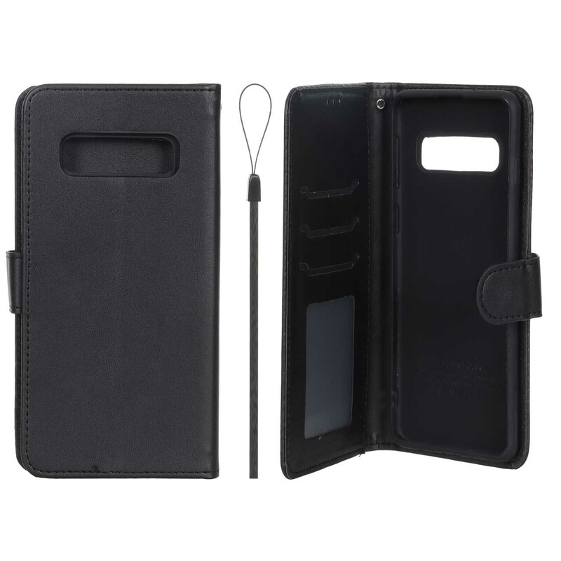 کیف موبایل مگنتی درجه یک داخل خز MNC Plus مدل Samsung Galaxy S10 - مشکی