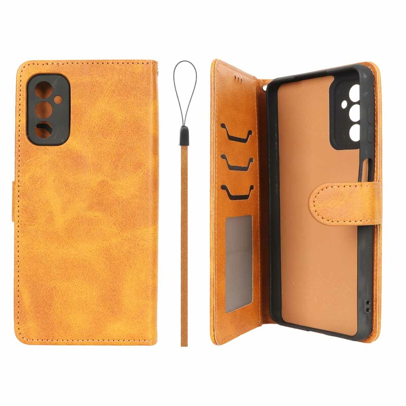 کیف موبایل مگنتی درجه یک داخل خز MNC Plus مدل Samsung Galaxy M52 - عسلی