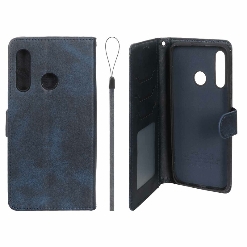 کیف موبایل مگنتی درجه یک داخل خز MNC Plus مدل Honor 10 Lite / 20 Lite / Huawei P Smart (2019) - سرمه ای