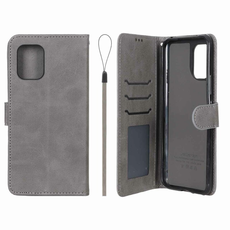 کیف موبایل مگنتی درجه یک داخل خز MNC Plus مدل Xiaomi Mi 10 Lite - خاکستری