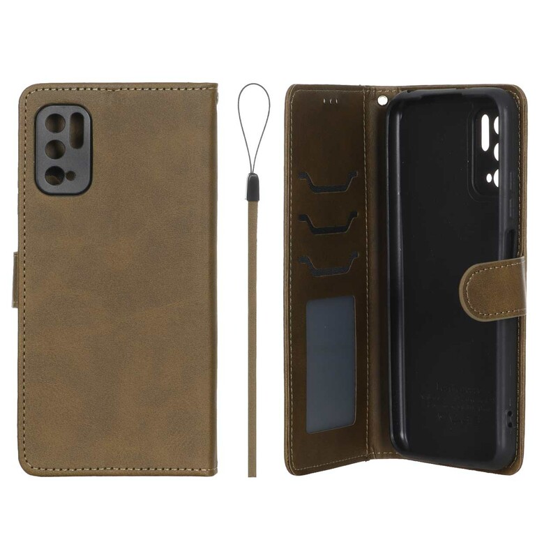 کیف موبایل مگنتی درجه یک داخل خز MNC Plus مدل Xiaomi Poco M3 Pro / Redmi Note 10 5G / Redmi Note 11 SE - سبز زیتونی