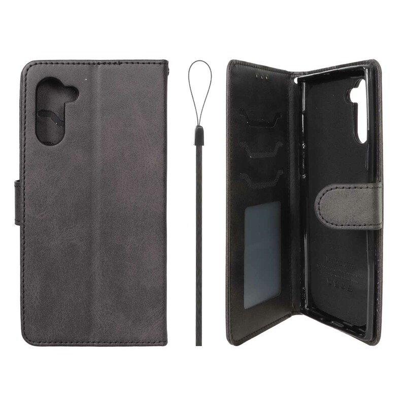 کیف موبایل مگنتی درجه یک داخل خز MNC Plus مدل Samsung Galaxy Note 10 - مشکی