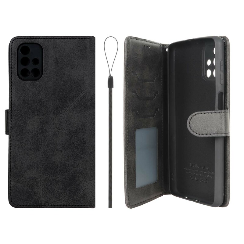 کیف موبایل مگنتی درجه یک داخل خز MNC Plus مدل Samsung Galaxy M51 - مشکی