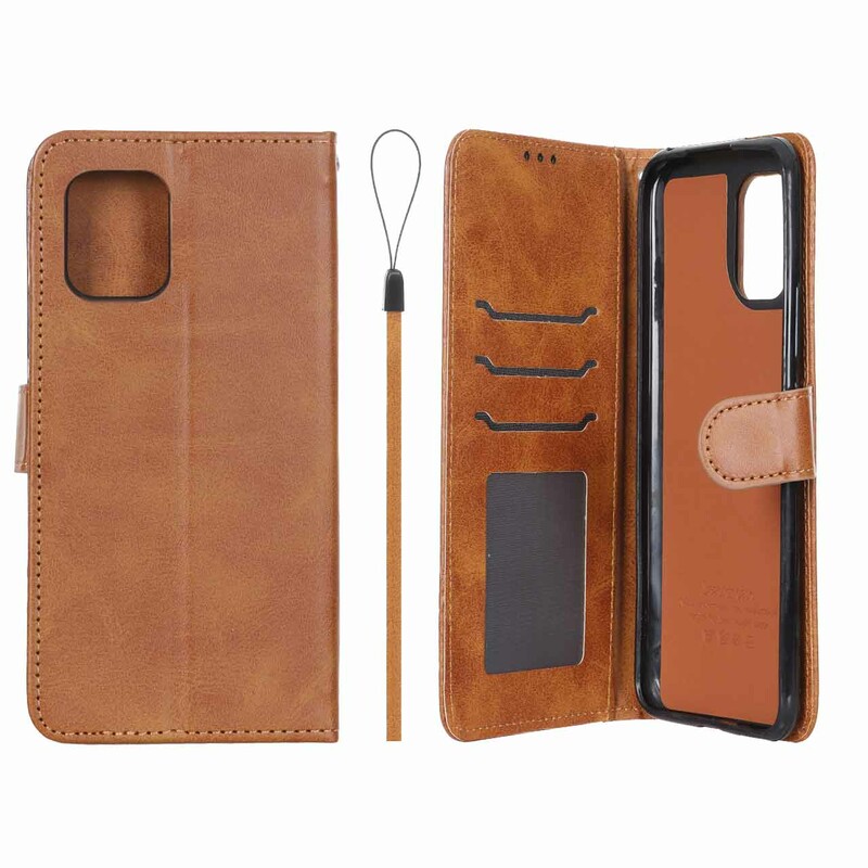 کیف موبایل مگنتی درجه یک داخل خز MNC Plus مدل Xiaomi Mi 10 Lite - عسلی