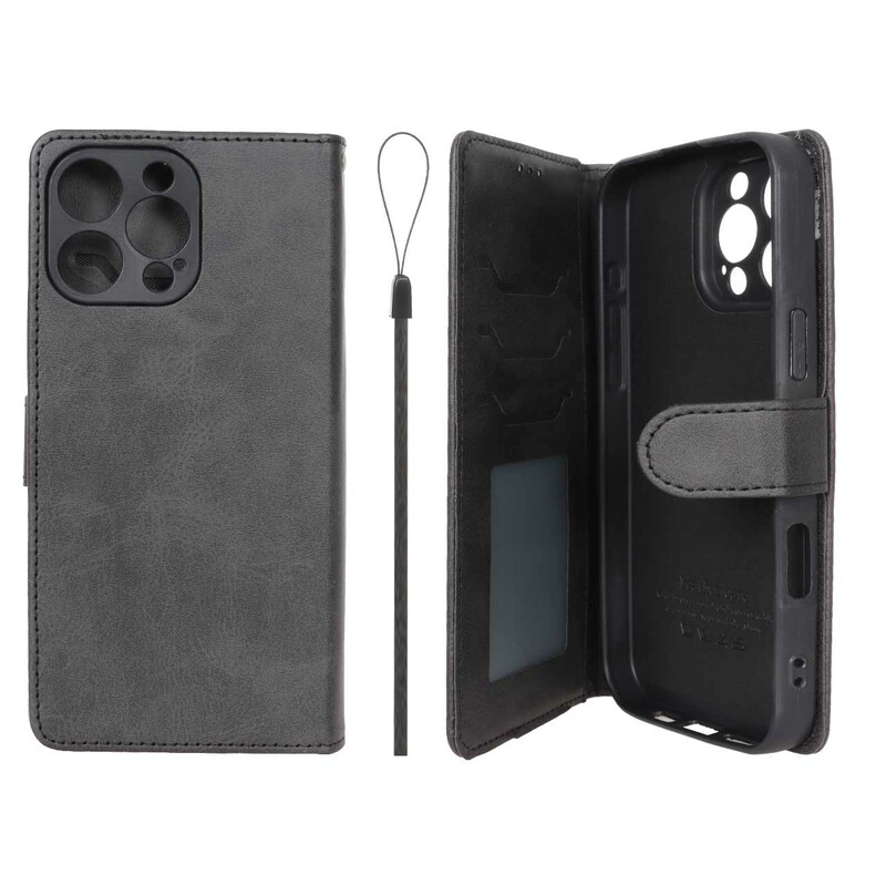کیف موبایل مگنتی درجه یک داخل خز MNC Plus مدل Apple iPhone 16 Pro Max - مشکی
