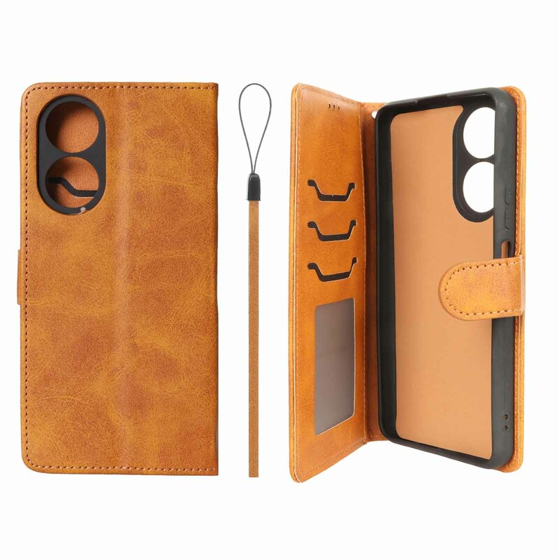 کیف موبایل مگنتی درجه یک داخل خز MNC Plus مدل Honor X7 4G - عسلی