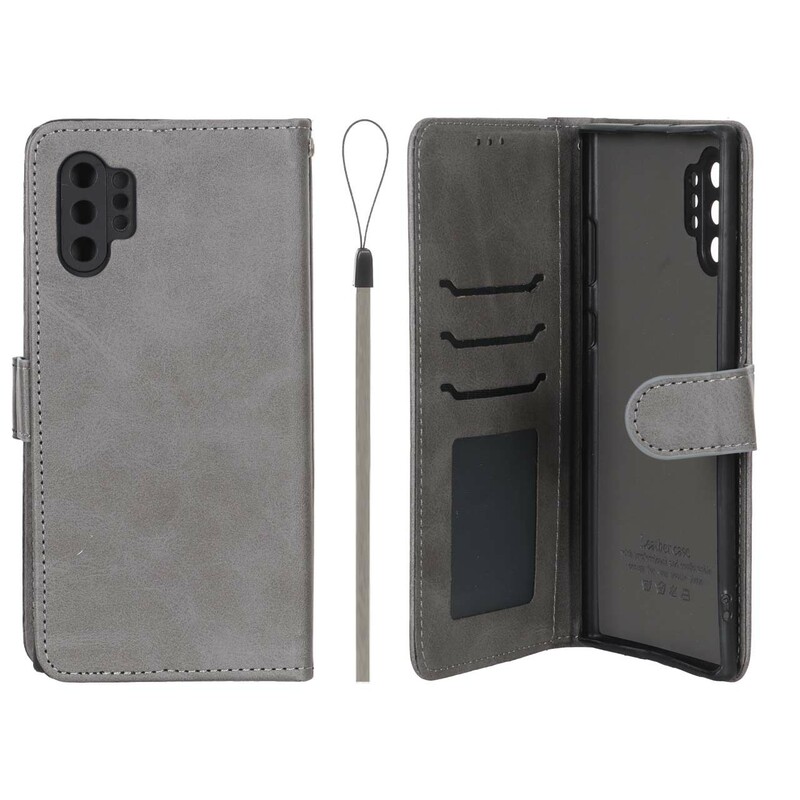 کیف موبایل مگنتی درجه یک داخل خز MNC Plus مدل Samsung Galaxy Note 10 Plus - خاکستری