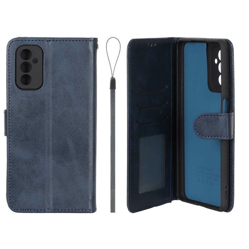 کیف موبایل مگنتی درجه یک داخل خز MNC Plus مدل Samsung Galaxy M52 - سرمه ای