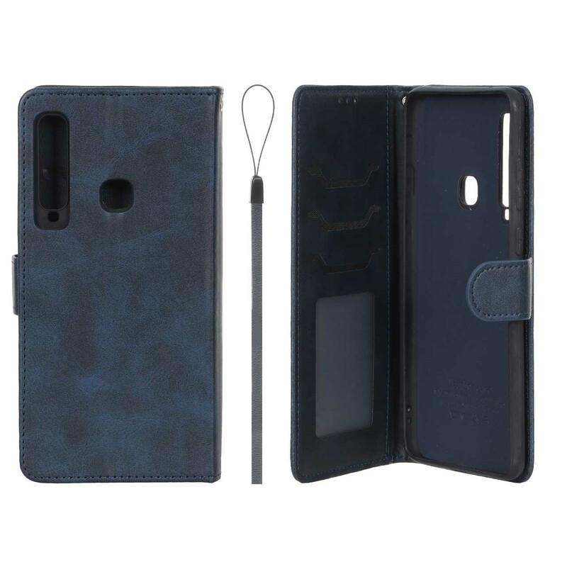 کیف موبایل مگنتی درجه یک داخل خز MNC Plus مدل Samsung Galaxy A9 (2018) - سرمه ای