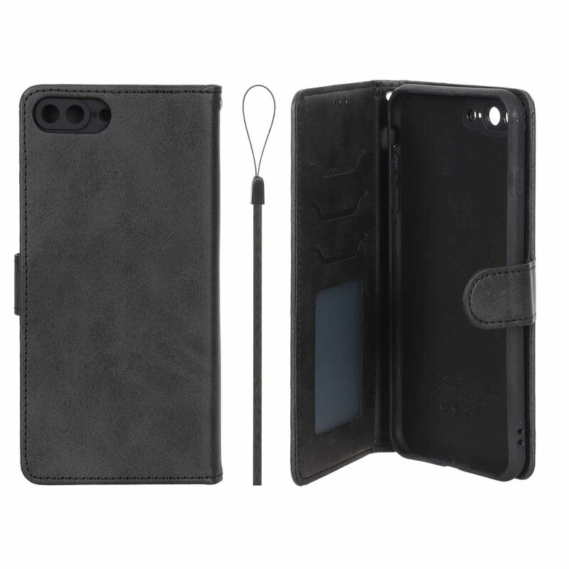 کیف موبایل مگنتی درجه یک داخل خز MNC Plus مدل Apple iPhone 7 Plus / iPhone 8 Plus - مشکی