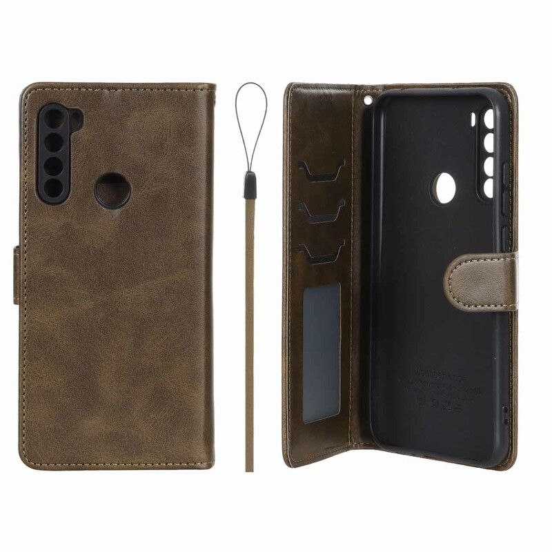 کیف موبایل مگنتی درجه یک داخل خز MNC Plus مدل Xiaomi Redmi Note 8T - سبز زیتونی