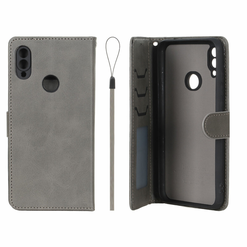 کیف موبایل مگنتی درجه یک داخل خز MNC Plus مدل Xiaomi Redmi Note 7 / Note 7 Pro / Note 7s - خاکستری