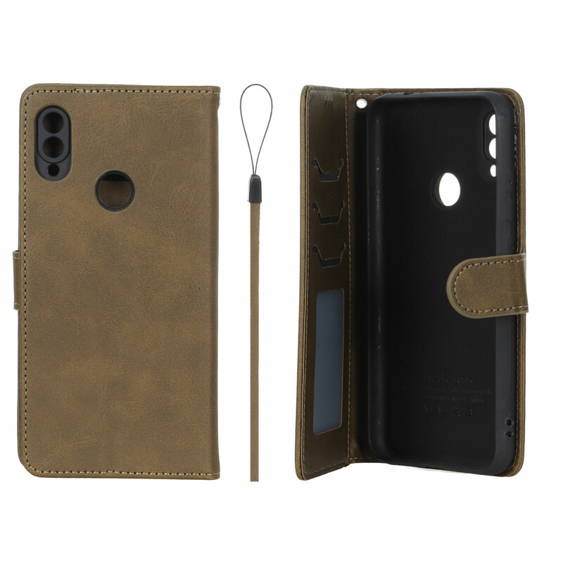 کیف موبایل مگنتی درجه یک داخل خز MNC Plus مدل Xiaomi Redmi Note 7 / Note 7 Pro / Note 7s - سبز زیتونی