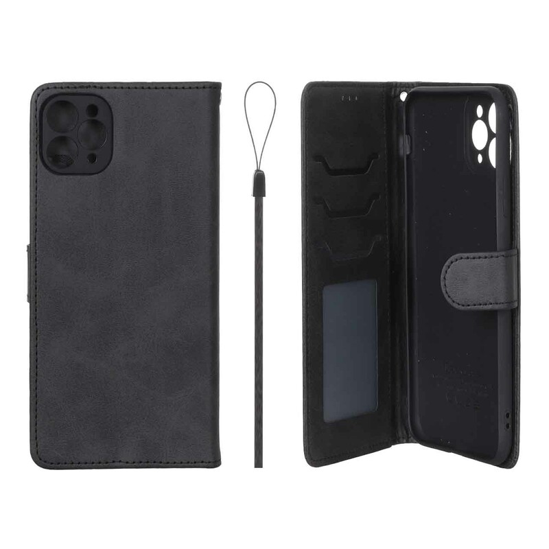 کیف موبایل مگنتی درجه یک داخل خز MNC Plus مدل Apple iPhone 11 Pro Max - مشکی