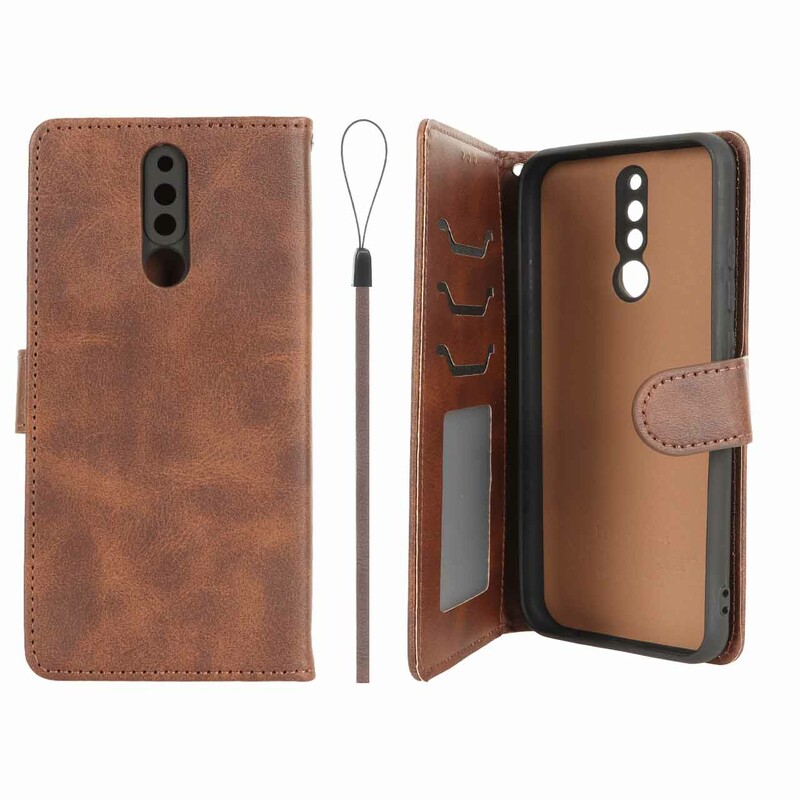 کیف موبایل مگنتی درجه یک داخل خز MNC Plus مدل Xiaomi Redmi 8A - قهوه ای