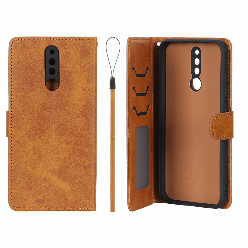 کیف موبایل مگنتی درجه یک داخل خز MNC Plus مدل Xiaomi Redmi 8A - عسلی