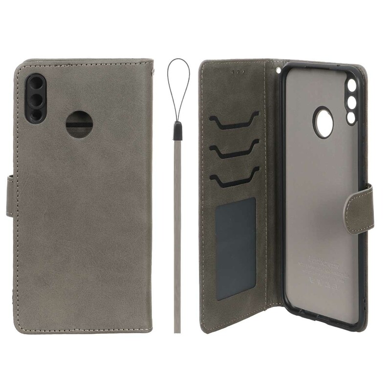 کیف موبایل مگنتی درجه یک داخل خز MNC Plus مدل Huawei Y9 2019 - خاکستری