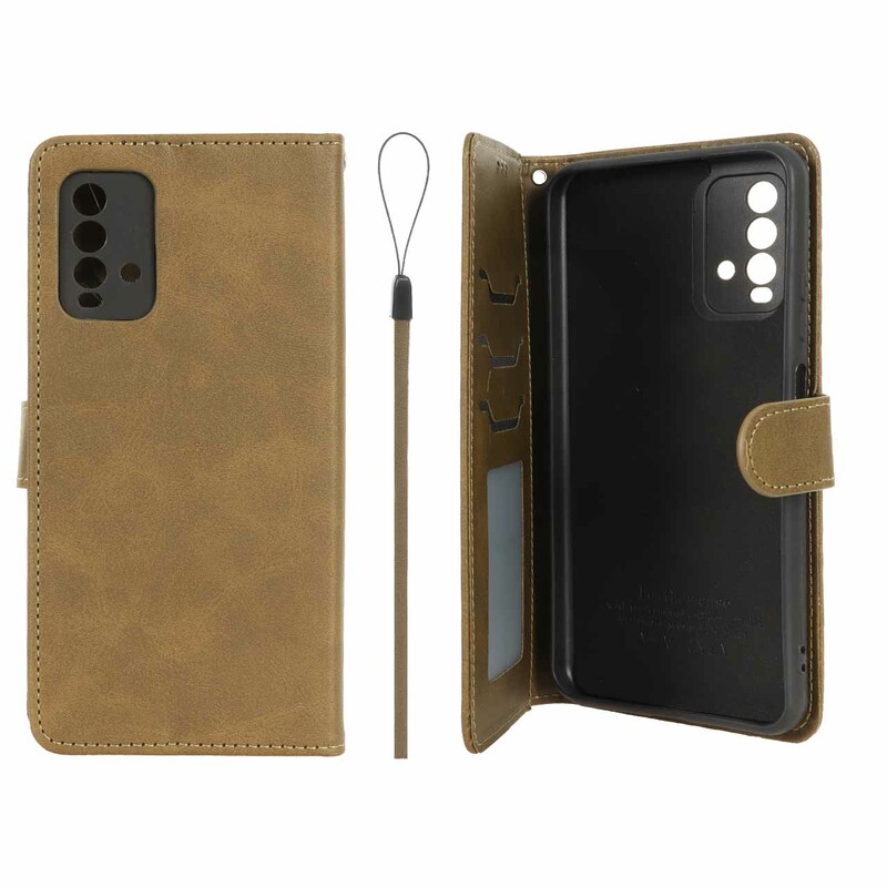 کیف موبایل مگنتی درجه یک داخل خز MNC Plus مدل Xiaomi Redmi 9T 4G - سبز زیتونی