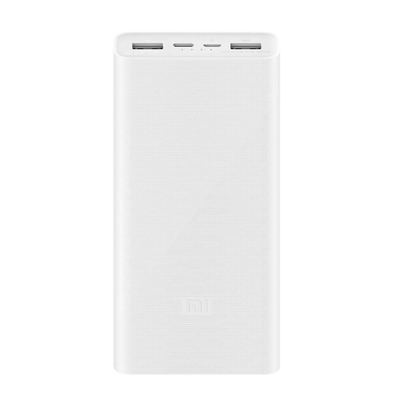 پاوربانک (فست شارژ) Xiaomi 18W 30000mAh مدل PB3018ZM - سفید - MMS (گارانتی شش ماهه YA)