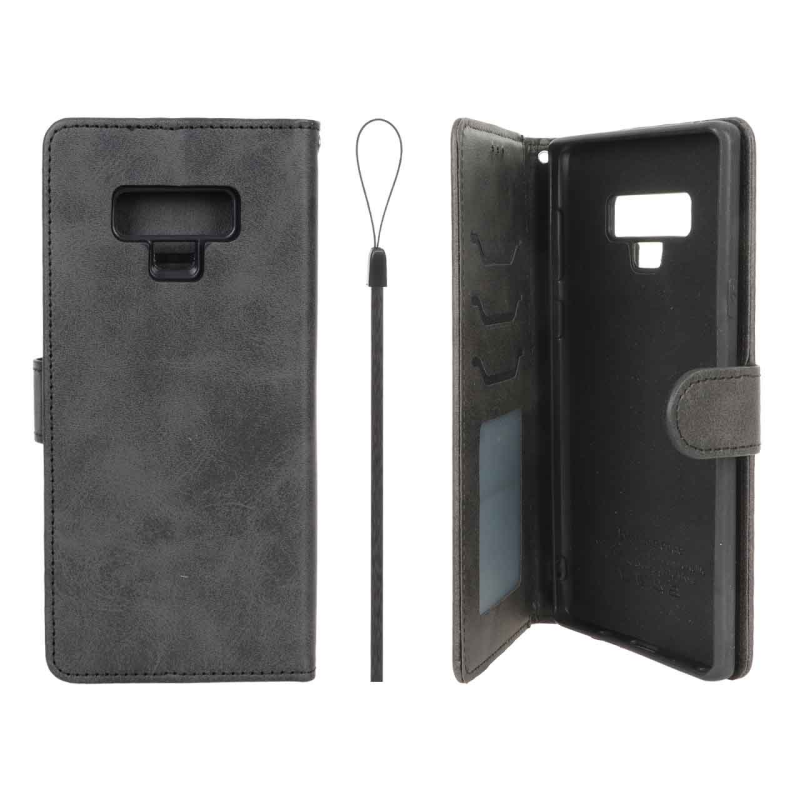 کیف موبایل مگنتی درجه یک داخل خز MNC Plus مدل Samsung Galaxy Note 9 - مشکی